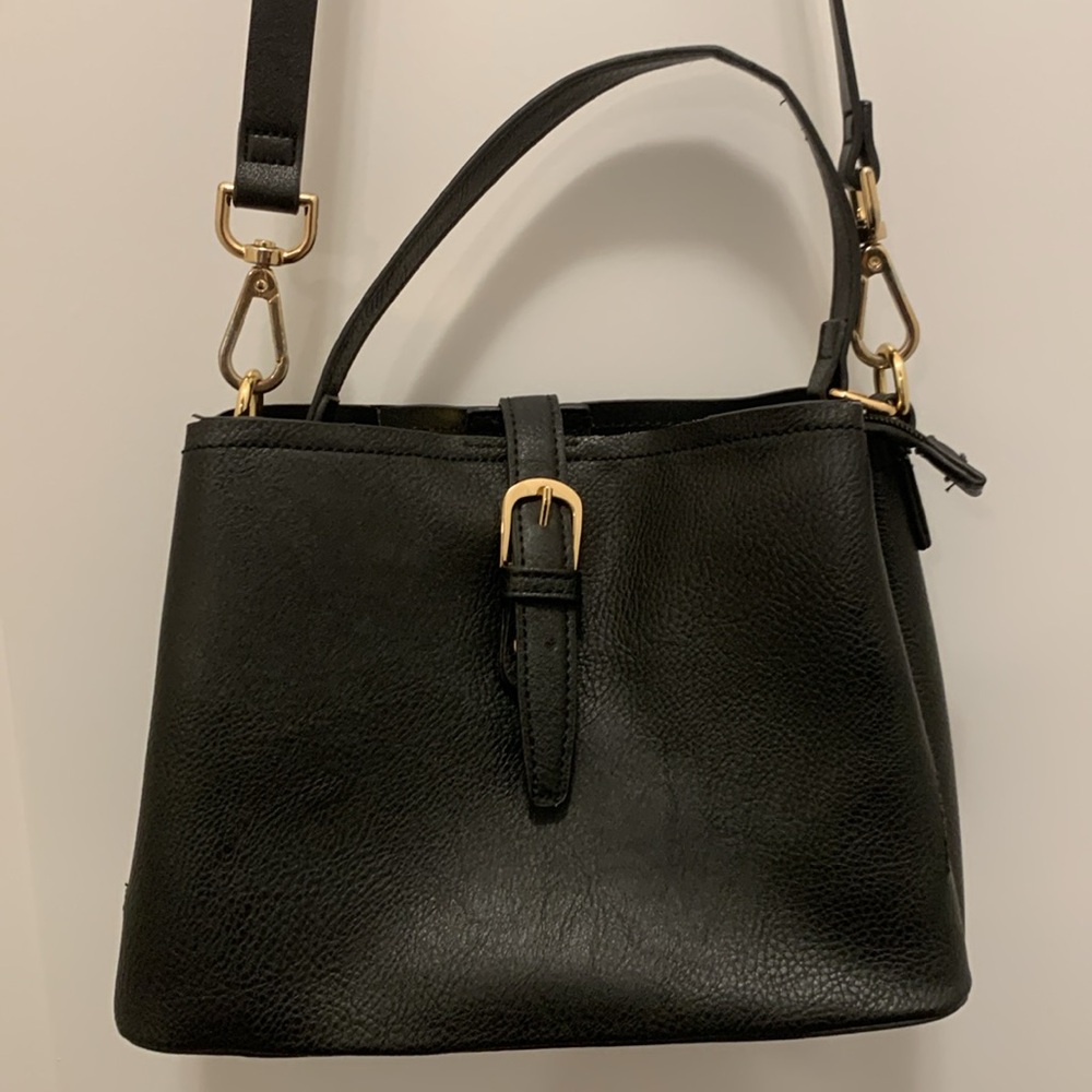 Black and gold small purse